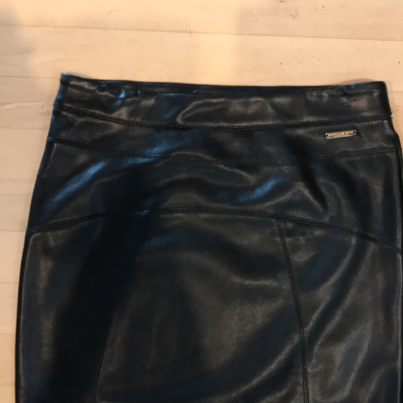 Marc New York Faux Leather Black, Pull on Skirt. XS - Picture 5 of 11